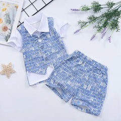 Children's Fashion Short-sleeved Shorts Bow Baby Rompers