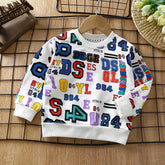 Cotton Boys And Girls Long Sleeve T-shirt Unlined Top