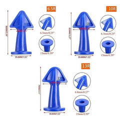 3PCS Caulk Nozzle Applicator Silicone Caulking Tools Kit, Sealant Nozzle Caulking Epoxy Piston Nozzle Accessories - NTKSTORE