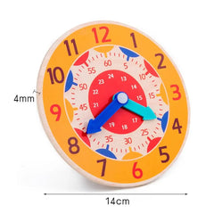 Children's Wooden Watches Montessori Brain Game Digital Preschool Educational Game Digital Toy For Children Over 3 Years Old