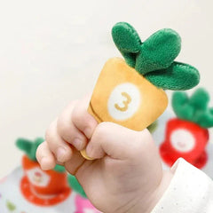 Baby Tissue Box Pull Out Radish Toys Carrot Harvest Toddler Fine Motor Skills Montessori Early Learning Educational Games Toys - NTKSTORE