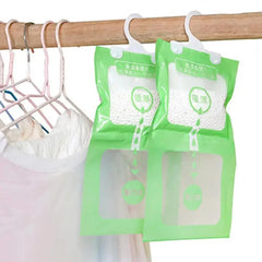 2 Sizes Wardrobe Desiccant Granular Remove Damp Musty Smell Useful Hanging Humidity Pack Wardrobe Desiccant - NTKSTORE
