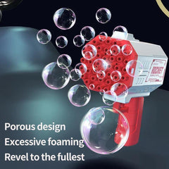 40 Holes Electric Rocket Bubble Machine Handheld - NTKSTORE