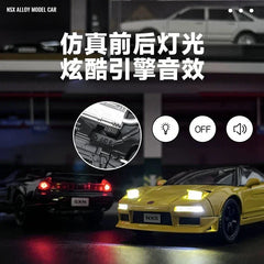 1:32 Honda NSX Coupe Alloy Miniature Car Diecast Metal Scale Car Model Sound&Light Collection Childrens Toy Car Vehicles Gifts