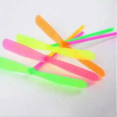 10/20pcs Novelty Plastic Bamboo Dragonfly Propeller Outdoor Classic Toy Kid Gift Rotating Flying Arrow Multicolor Random Color - NTKSTORE