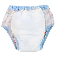 Blue rainbow unicorn Waterproof Adult Baby Traning Pants DDLG Reusable Nappies Adult Aloth Diaper Potty Underweaer Panties - NTKSTORE