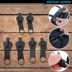 6pcs Instant Zipper Universal Instant Fix Repair Kit Replacement Zip Slider Teeth Multifunctional Clothing Replacement Zipper - NTKSTORE