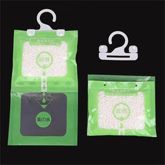 2 Sizes Wardrobe Desiccant Granular Remove Damp Musty Smell Useful Hanging Humidity Pack Wardrobe Desiccant - NTKSTORE