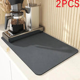 Super Absorbent Large Kitchen Absorbent Mat Antiskid Draining Coffee Dish Drying Mat Quick Dry Bathroom Drain Pad Tableware Mat - NTKSTORE