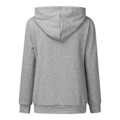 Womens Maternity Nursing Hoodie Sweatshirt Hoodies Long Sleeve Breastfeeding Pregnancy Top Kangaroo Pocket Clothes 2024 - NTKSTORE