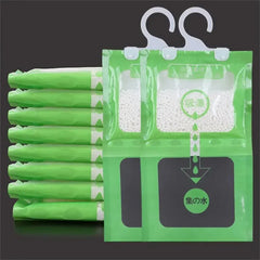 2 Sizes Wardrobe Desiccant Granular Remove Damp Musty Smell Useful Hanging Humidity Pack Wardrobe Desiccant - NTKSTORE