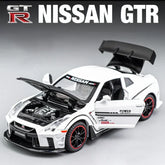 1:32 Nissan GTR R35 Supercar Alloy Car Toy Car Metal Collection Model Car Sound and light Toys For Children