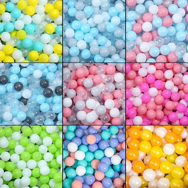 50pcs Water Pool Ocean Wave Balls Gifts Colorful Love Star - NTKSTORE