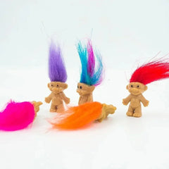 5Pcs/lot Funny Trolls Dolls Anime Action Figure Colorful Hair Family Members Models Kids Toys for Children Gift Nostalgic Adult - NTKSTORE