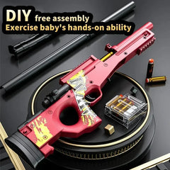 98k AWM Shell Eject Sniper Rifle EVA Soft Bullet Toy Gun - NTKSTORE