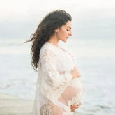 2024 Summer Maternity Photo Shooting Dress Large Size Pregnancy Photography Mother women Clothes Wear - NTKSTORE