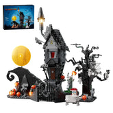 MOC Nightmares Before Christmas Halloween Pumpkin Nightmare House Building Block Set Haunted House Toys Children Gifts(957PCS) - NTKSTORE