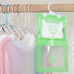 2 Sizes Wardrobe Desiccant Granular Remove Damp Musty Smell Useful Hanging Humidity Pack Wardrobe Desiccant - NTKSTORE