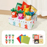 Baby Tissue Box Pull Out Radish Toys Carrot Harvest Toddler Fine Motor Skills Montessori Early Learning Educational Games Toys - NTKSTORE