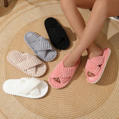 Women Cotton Slippers - NTKSTORE