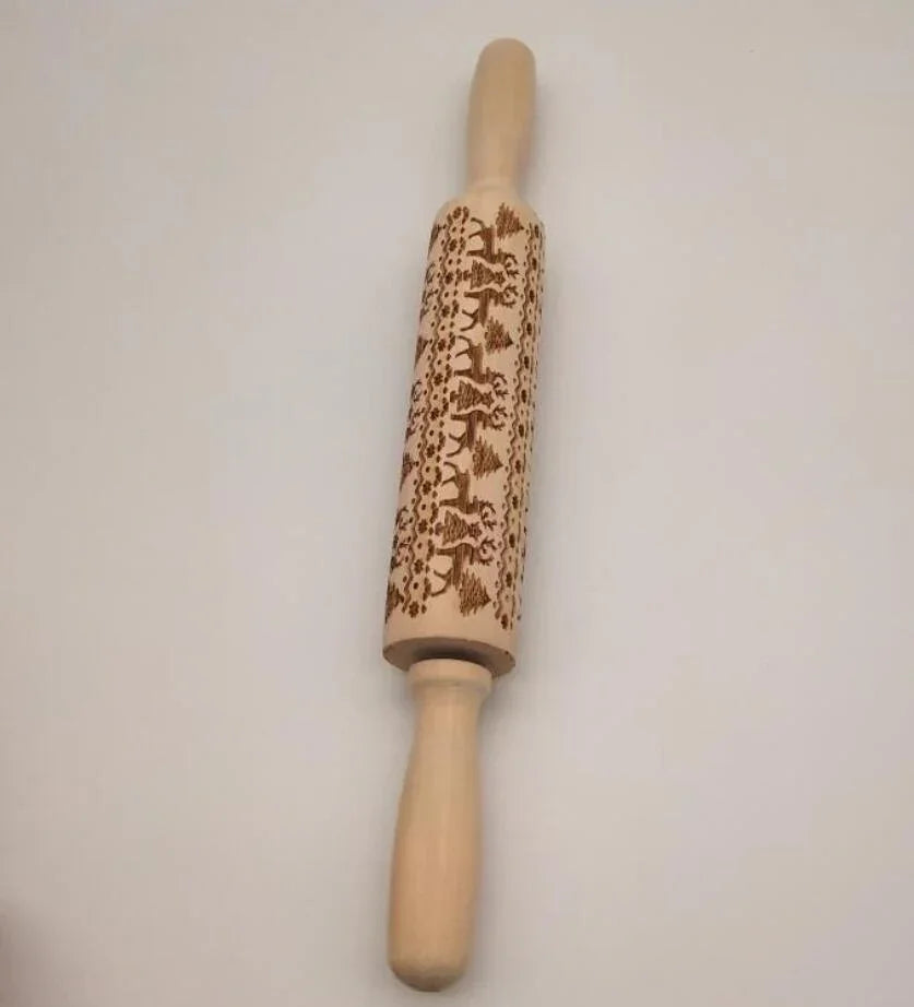 Rolling Pin Christmas Embossing - NTKSTORE