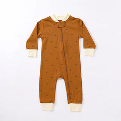 Baby Rompers Spring Boys And Girls Comfort Printing Cotton Long Sleeve Long Climbing Jumpsuit