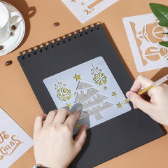 Grow Up Album Diy Hand Tent Christmas Hollowed Out Template - NTKSTORE