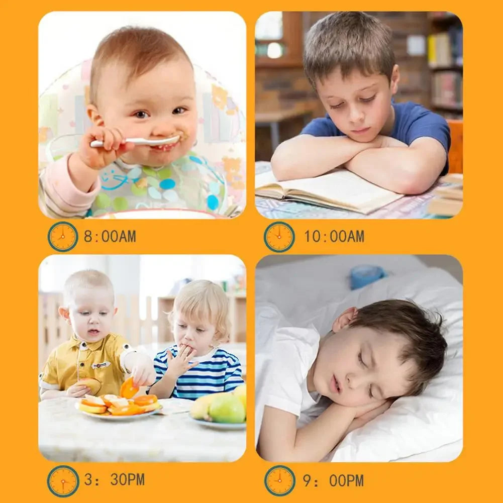 Children's Wooden Watches Montessori Brain Game Digital Preschool Educational Game Digital Toy For Children Over 3 Years Old