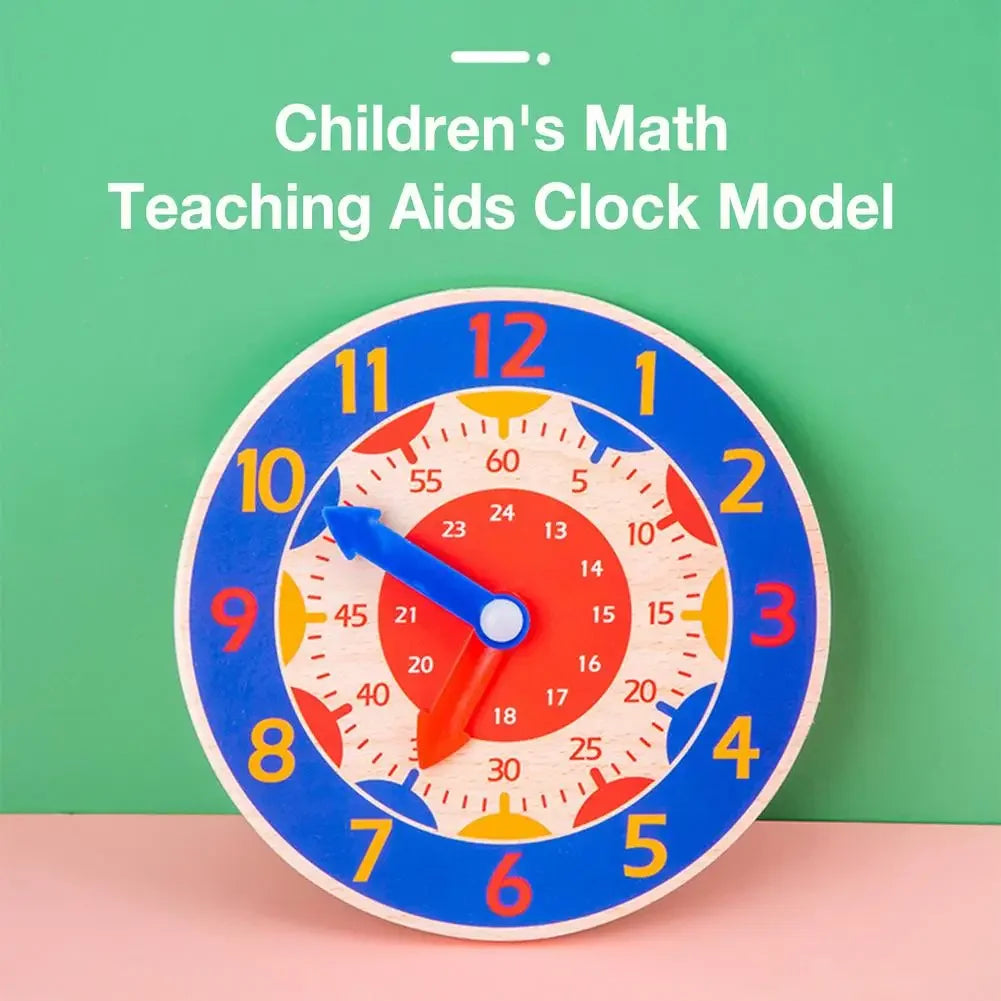 Children's Wooden Watches Montessori Brain Game Digital Preschool Educational Game Digital Toy For Children Over 3 Years Old