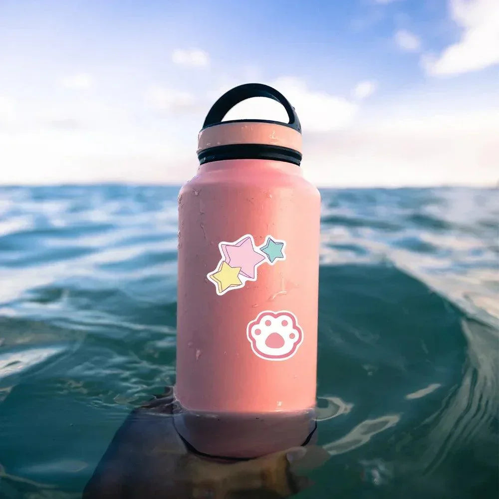 10/30/50PCS VSCO Cute Pink Style Cartoon Stickers DIY Car Bike Travel Luggage Laptop Classic Toy Graffiti Sticker Decal for Kids - NTKSTORE