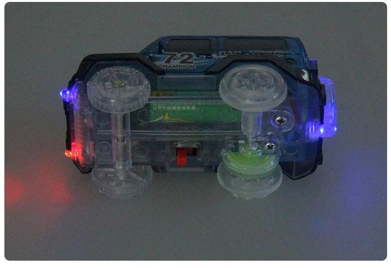 Glow Racing Track Set 5 Led Light Track Car Flexible Glowing Tracks Toy 162/165/220/240 Race Track Flexible Railway LED Car - NTKSTORE
