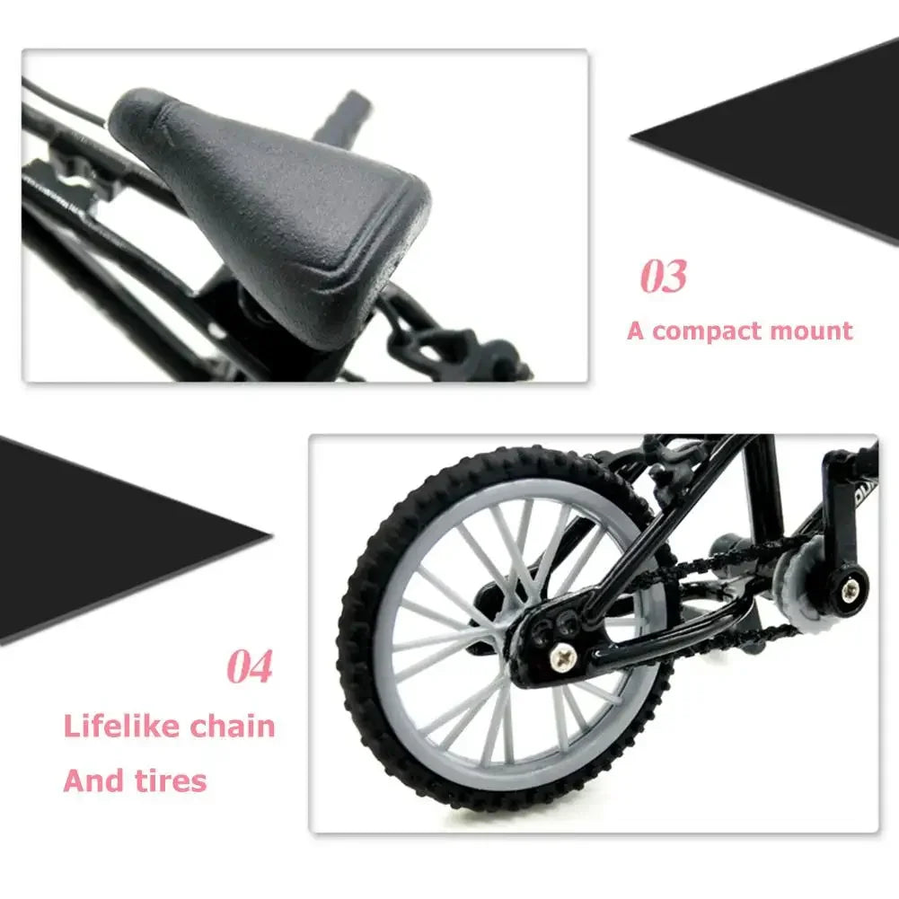 Mini-Finger-BMX Set Bike Fans Toy Alloy Finger BMX Functional Kids Bicycle Finger Bike Bicykel Spares Finger Bmx Toys Gift Toboy