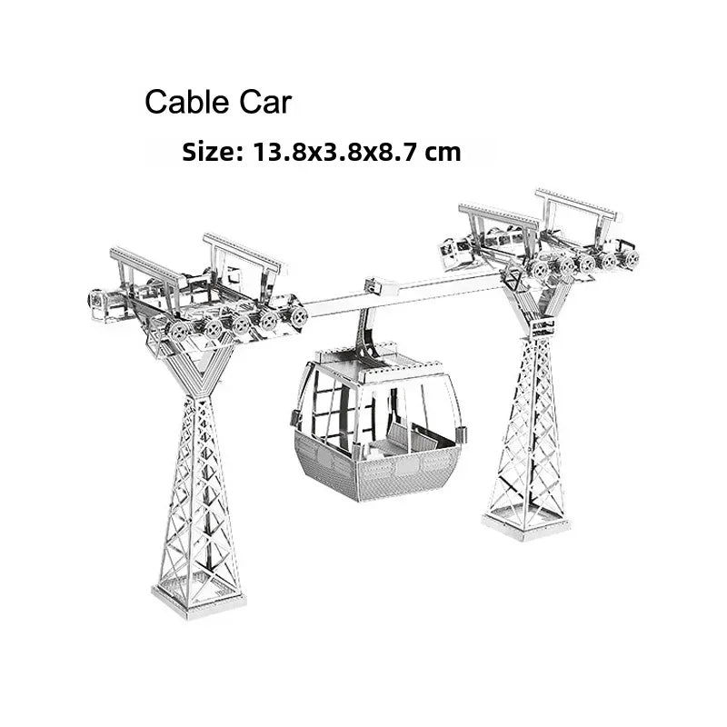 Aipin metal assembly model DIY puzzle building Arc de Triomphe Dutch windmill Paris iron tower lighthouse - NTKSTORE