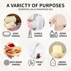 10Ml Essential Oil Fruit Flavor Natural Plant Making Diffuser Essential Oil Mango Pineapple Flavoring Oil for DIY Soap Candles - NTKSTORE