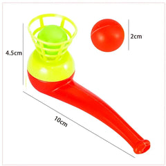 12Pcs Fun Magic Blowing Pipe Floating Ball Game Kids Birthday Party Favors Keepsakes Carnival Christmas Party Prizes Piñatas Toy - NTKSTORE