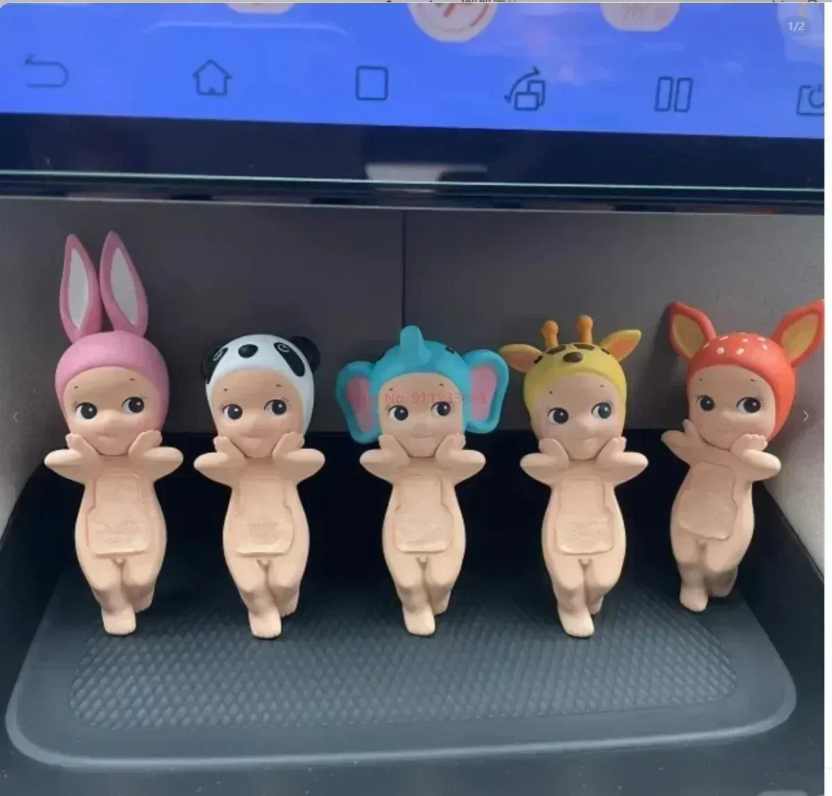 Sonny Angel looking back serie Lying Down Hippers Action Figures Blind box Cute Mysterious Anime Doll Children Christmas Gifts - NTKSTORE