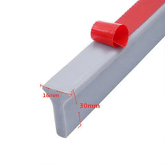1PC 1-3M Bathroom Water Stopper Silicone Retaining Strip Water Shower Dam Flood Barrier Dry And Wet Separation Blocker - NTKSTORE