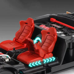 1:32 Honda NSX Coupe Alloy Miniature Car Diecast Metal Scale Car Model Sound＆Light Collection Childrens Toy Car Vehicles Gifts