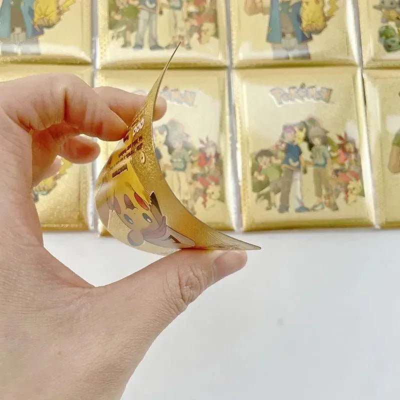 10Pcs Pokemon Cards German Spanish French English Vmax GX Color Energy Card Pikachu Rare Collection Battle Trainer Boys Gift - NTKSTORE