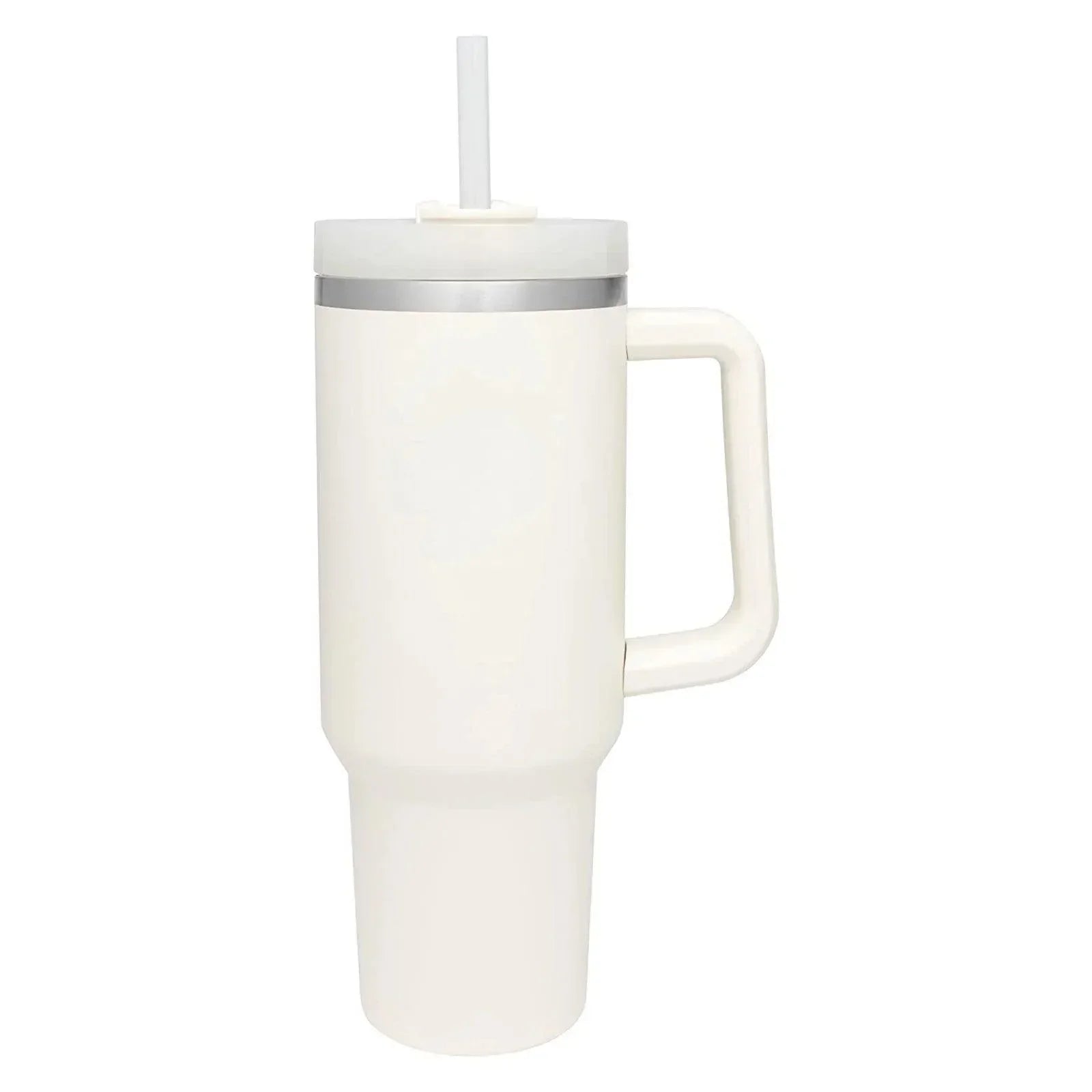 1PC Bingba Cup Car Large Capacity Portable Handle Cup Stainless Steel Insulation Cup Coffee Insulation Cup 40oz - NTKSTORE