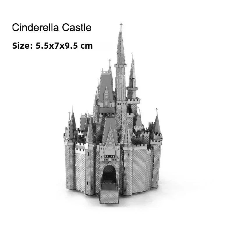 Aipin metal assembly model DIY puzzle building Arc de Triomphe Dutch windmill Paris iron tower lighthouse - NTKSTORE