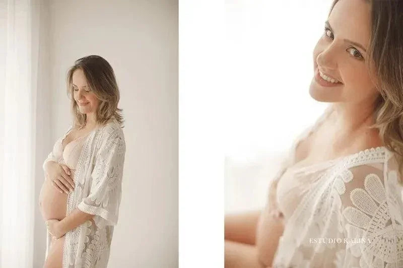 2024 Summer Maternity Photo Shooting Dress Large Size Pregnancy Photography Mother women Clothes Wear - NTKSTORE
