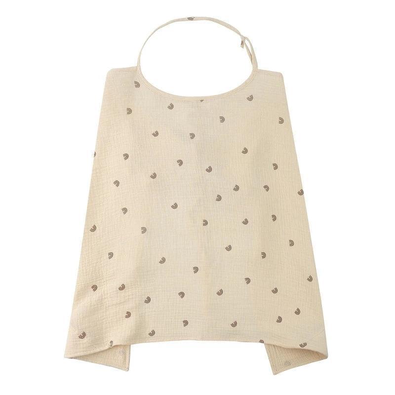 Breathable Maternity Breastfeeding Cover Cotton Gauze Baby Feeding Nursing Cover Privacy Breastfeeding Apron Stroller Blanket - NTKSTORE