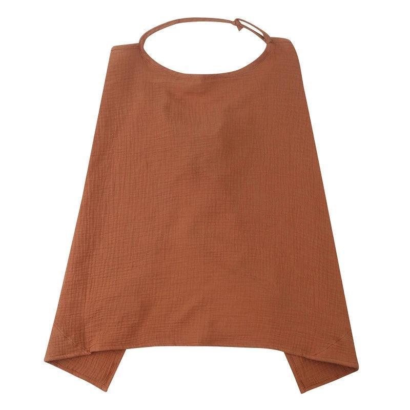 Breathable Maternity Breastfeeding Cover Cotton Gauze Baby Feeding Nursing Cover Privacy Breastfeeding Apron Stroller Blanket - NTKSTORE