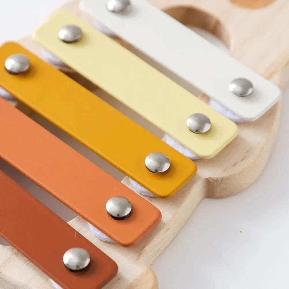 Kids Wooden Montessori Toys Musical Instruments Rattle Bell Drum Xylophone Percussion for Baby Early Educational Instruments Toy - NTKSTORE