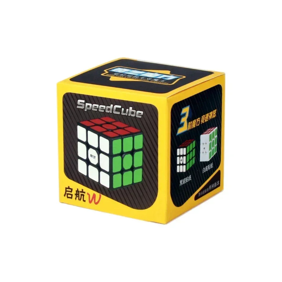 [Picube] QiYi Sailing W 3x3x3 QiHang W Speed Magic Cube Black Professional 3x3 Cube Puzzle Educational Toys For Kids Gift - NTKSTORE