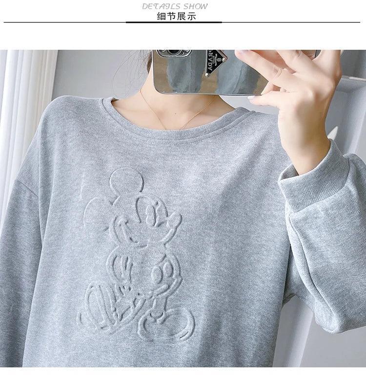209 Spring Autumn Sports Casual Cotton Maternity Clothing Sets Sweatshirt Belly Pants Suits Clothes for Pregnant Women Pregnancy - NTKSTORE