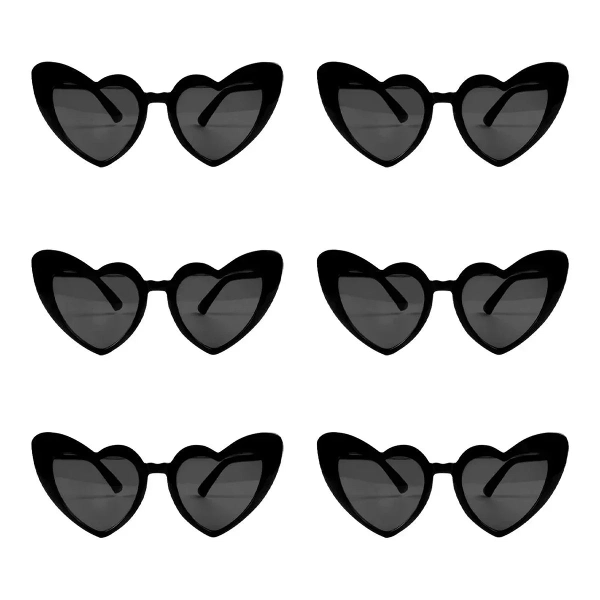 Heart Shaped Sunglasses for Women Retro Cat Eye Sunglasses Wedding Engagement Decoration Shopping Traveling Party Accessories - NTKSTORE