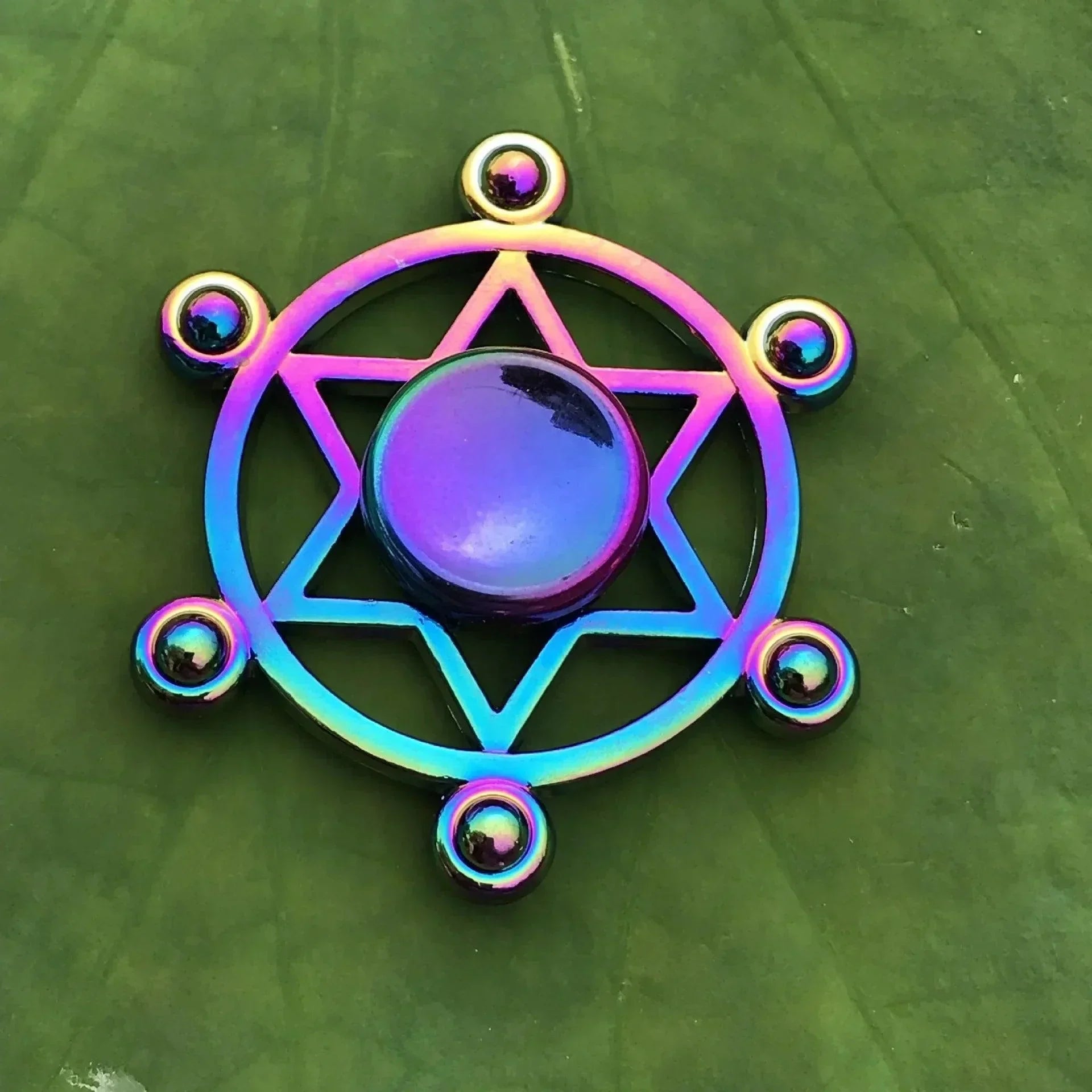 Metal Rainbow Fidget Spinner EDC Hand Spinner Anti-Anxiety Toy for Spinners Focus Relief Stress ADHD Finger Spinner Kids Toys - NTKSTORE