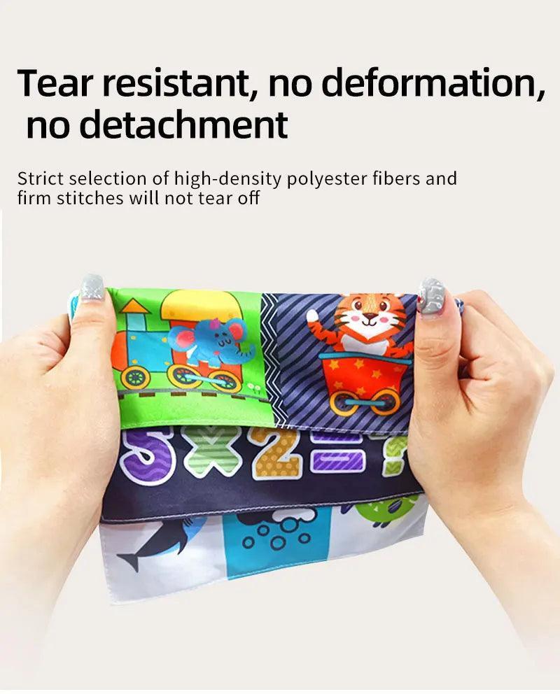 Baby Tissue Box Montessori Educational Toys Colorful Soft Sensory Toy For Toddler Finger Exercise Pumping Silk Scarf Gifts 0-18M - NTKSTORE
